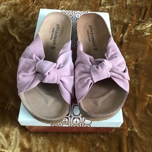 Jeffrey Campbell Sunkist knotted slides